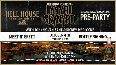 Lynyrd Skynyrd Brings Hell House Whiskey Home to Jacksonville