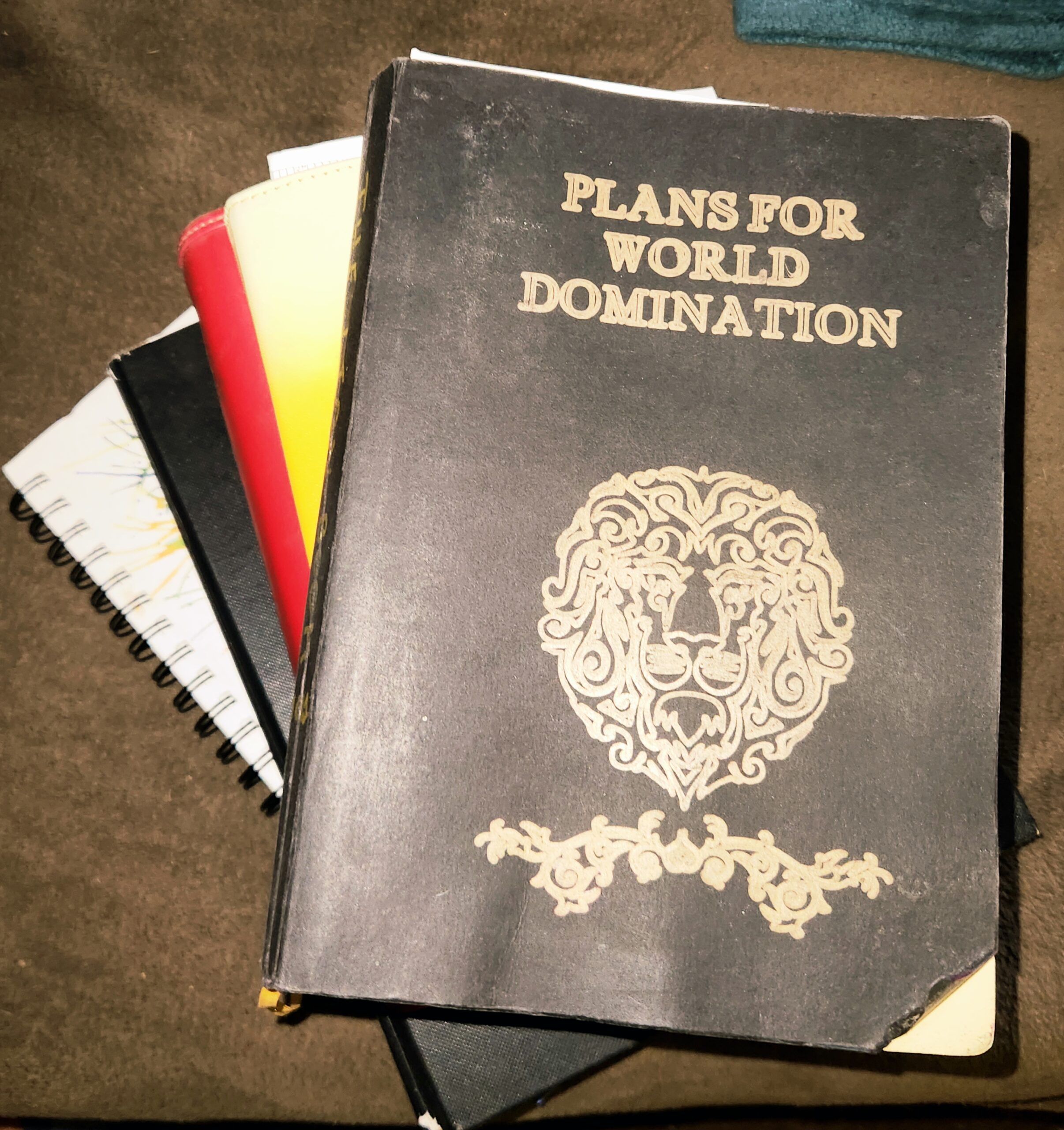 A stack of journals from my healing era