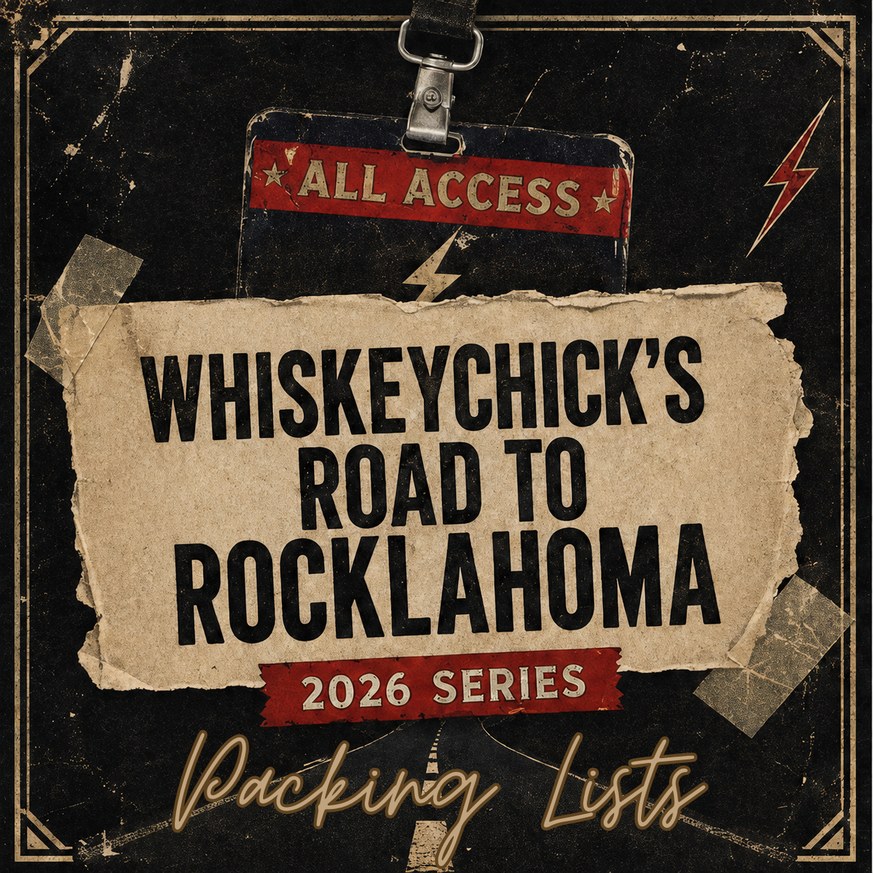 WhiskeyChick's Road To Rocklahoma 2026 Festival Packing Lists